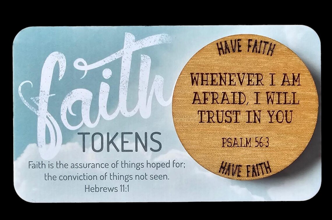 SVG Faith Tokens -digital File Download - Glowforge File, Affirmations ...
