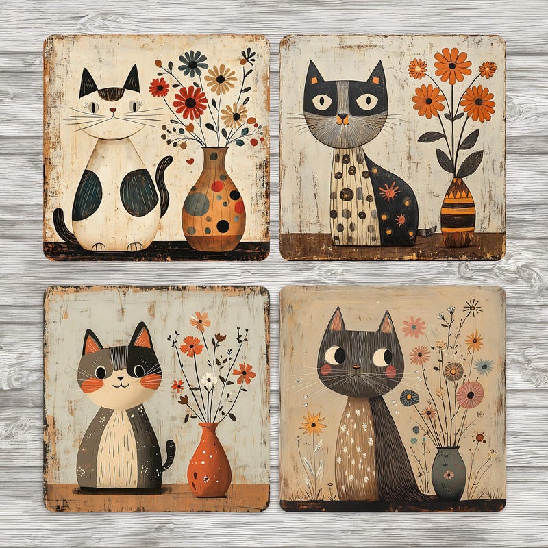Custom Cat Art Etsy - Etsy UK