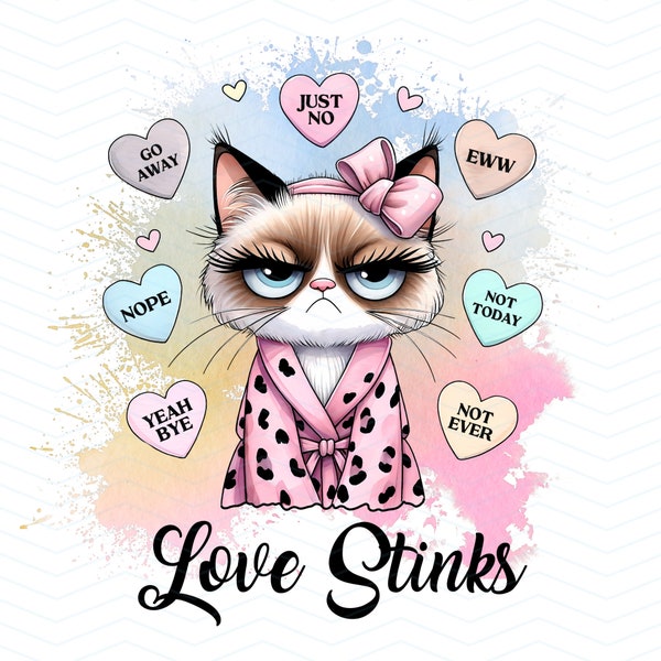 Love Stinks Valentine T Shirt Grafik -PNG und JPEG Datei enthalten Digital Download Frauen T Shirt Grafiken, Druck auf Transferpapier & Presse