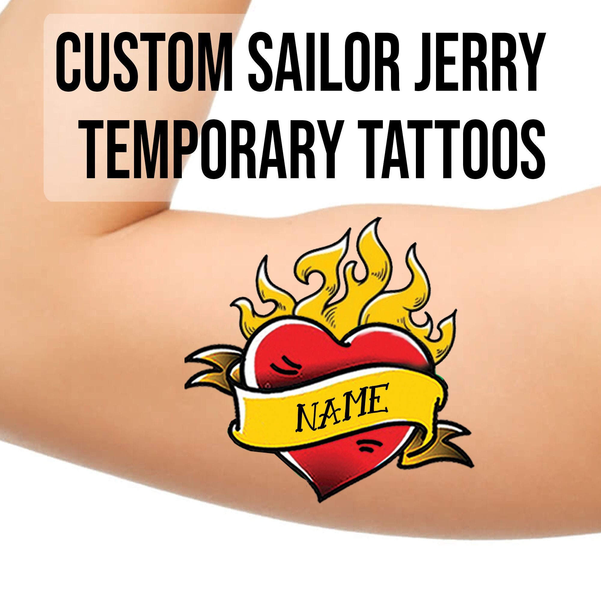 Custom Temporary Tattoos  Durable  Easy To Apply