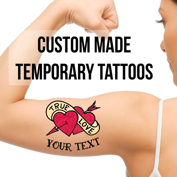 Cool Tattoos for Hand Tattoo Sticker Black Letter – Fake Tattoos