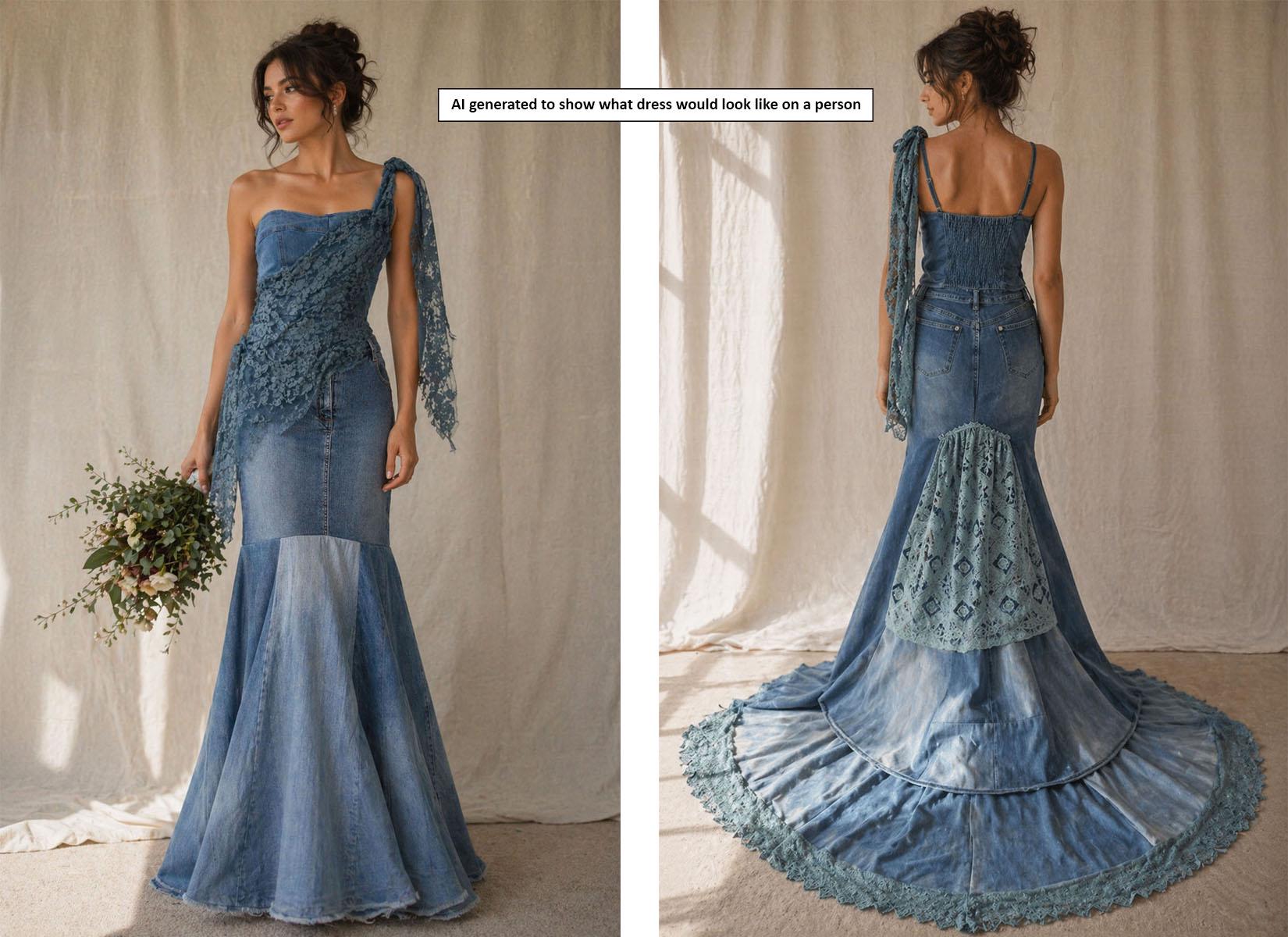 blue jean wedding dress Discover 51 Denim wedding dresses and denim wedding dress ideas ideas