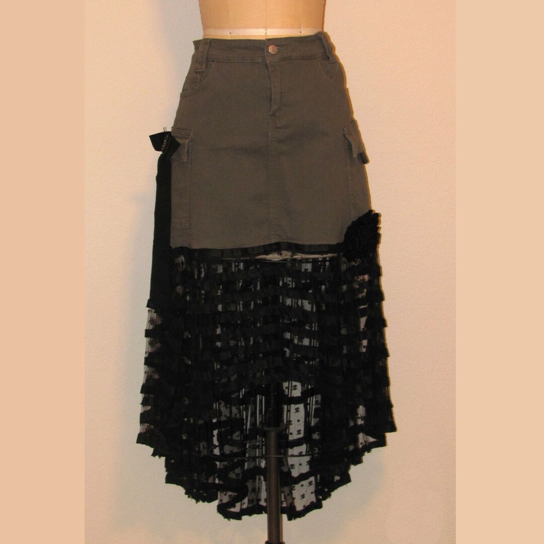 LINE-LONG-SKIRT - ARMY