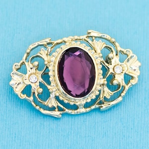 Vintage Medieval Jewel Brooch - N27