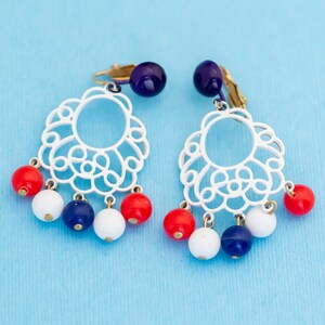 Bohemian Festival Dangle Clip On Earrings N13