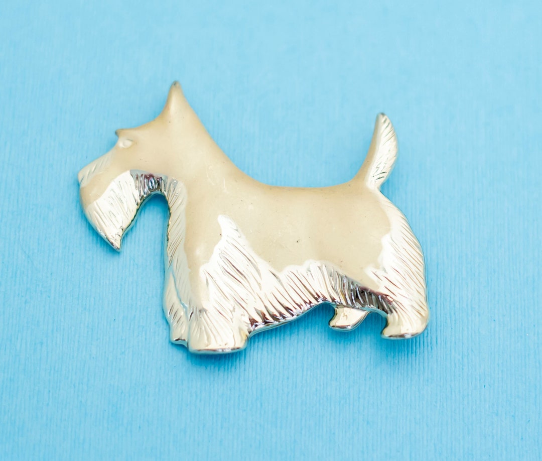 Vintage Cute Pet Dog Brooch - N1 - Etsy Canada