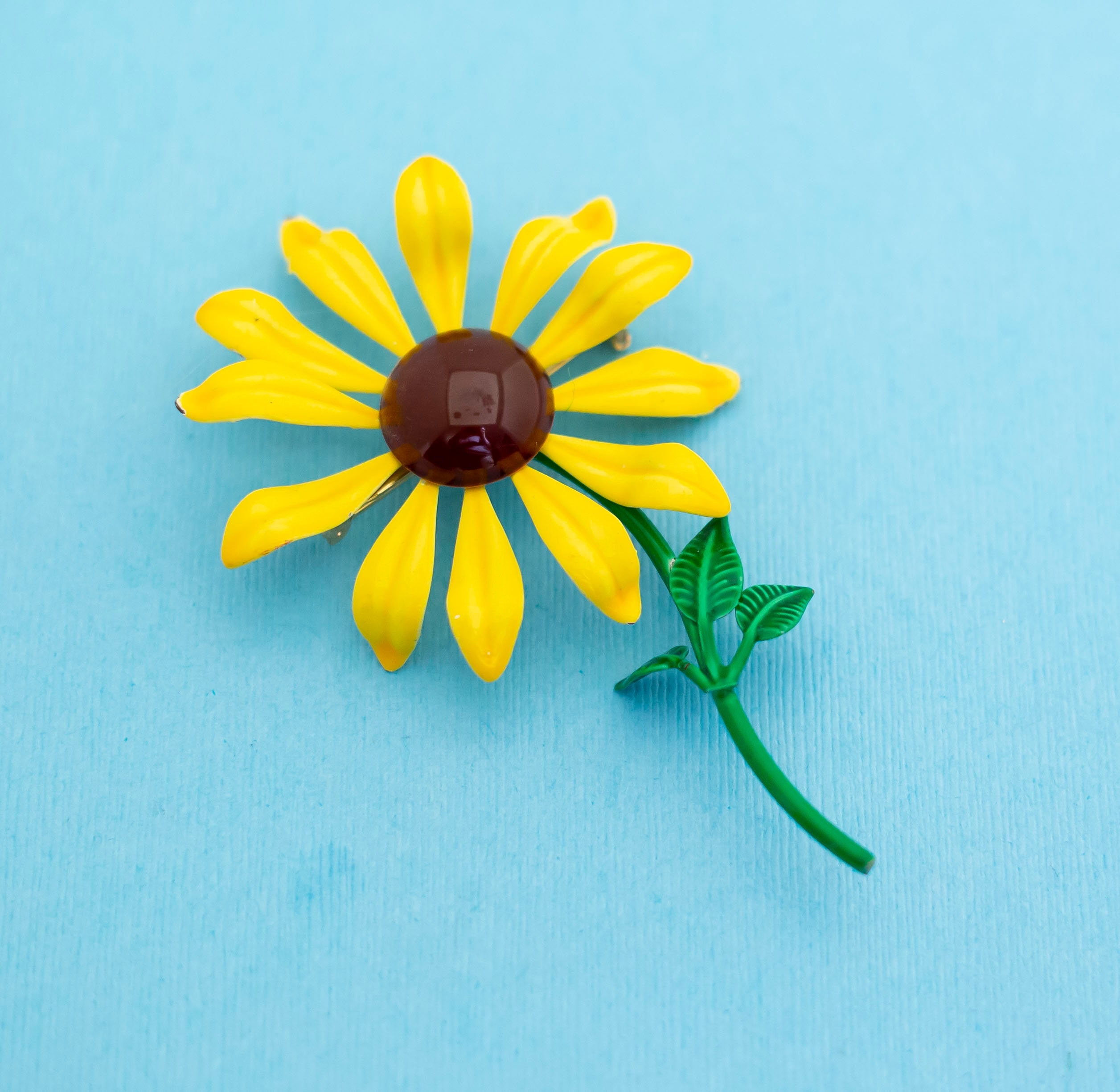 Vintage Aesthetic Sunflower Brooch N22 - Etsy