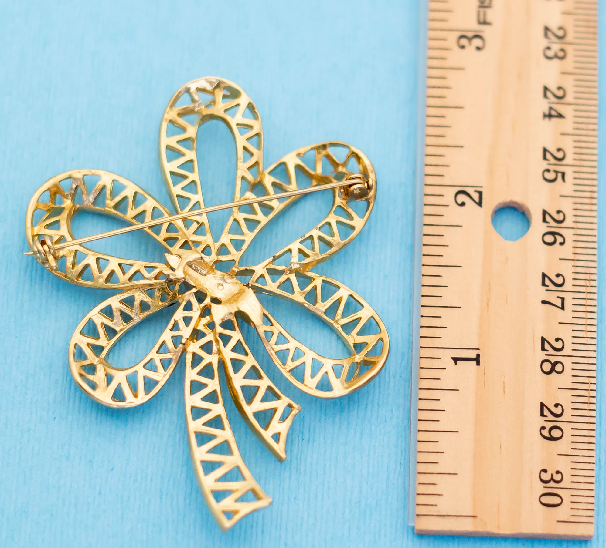 Vintage Unique Tied Elegant Brooch - N5 - Etsy
