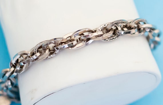 Vintage Silver Brutalist Bracelet by Park Lane 8 … - image 2