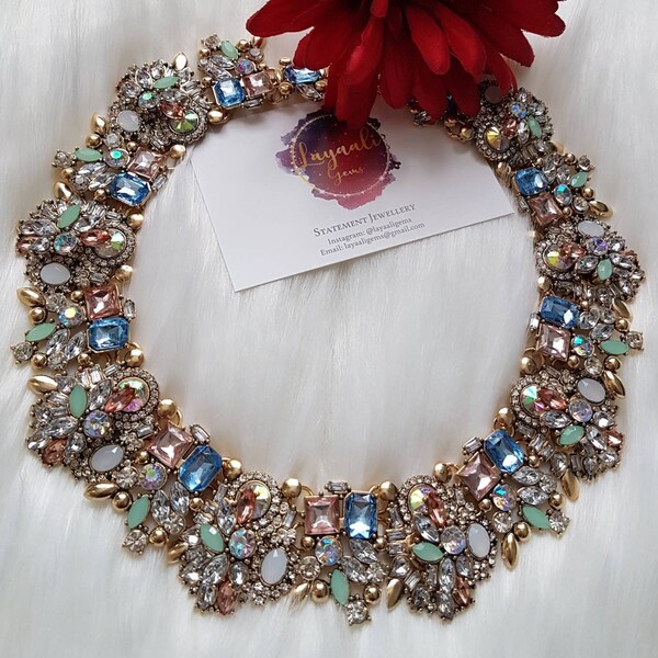 Statement Necklace Set - Etsy