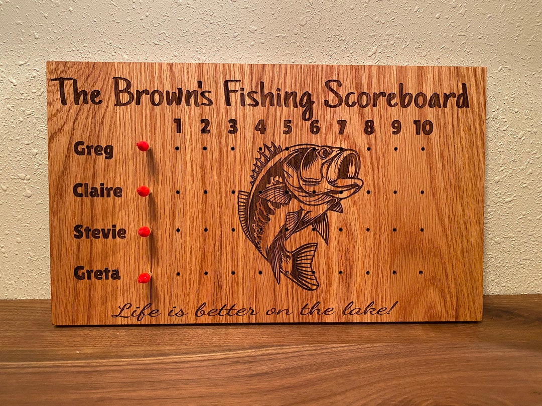 Fish Scoreboard Etsy