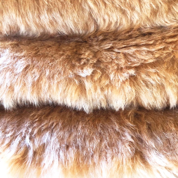 1 1/2 Inch K85 Vintage Mohair, Teddy Bear Fur, Light Honey