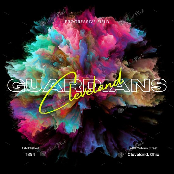 Cleveland Guardians Printable Artwork Digital Download - Etsy