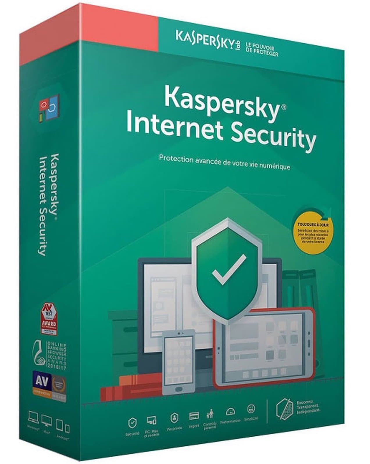 Kaspersky Internet Security 2-Devices 1 Year