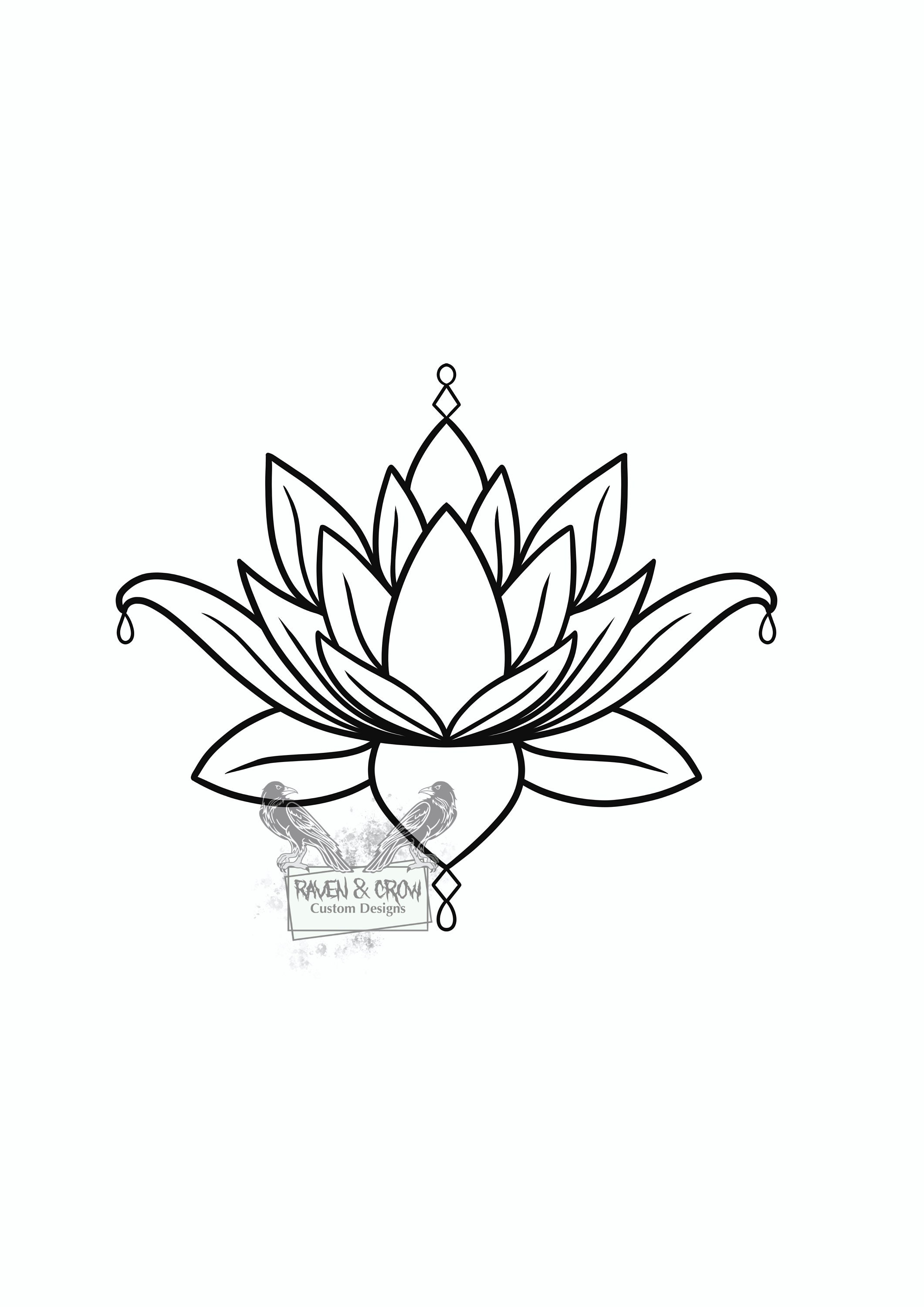 Lotus Flower-instant Download- Svg-png-jpg Files Included- Graphic