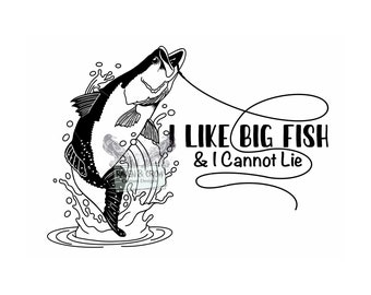 Big Fish- Fishing- Barramundi- PNG- SVG- Jpg-Instant Download-graphic design- sublimation-clip art-vector-cut file- Cricut SVG- Print file