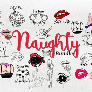 Freches Bundle- Erwachsener-18+ -Instant Download- svg-png- jpg Dateien enthalten- Grafikdesign- Sublimations- Clip Art- Vektor-Schnittdatei-Sex svg