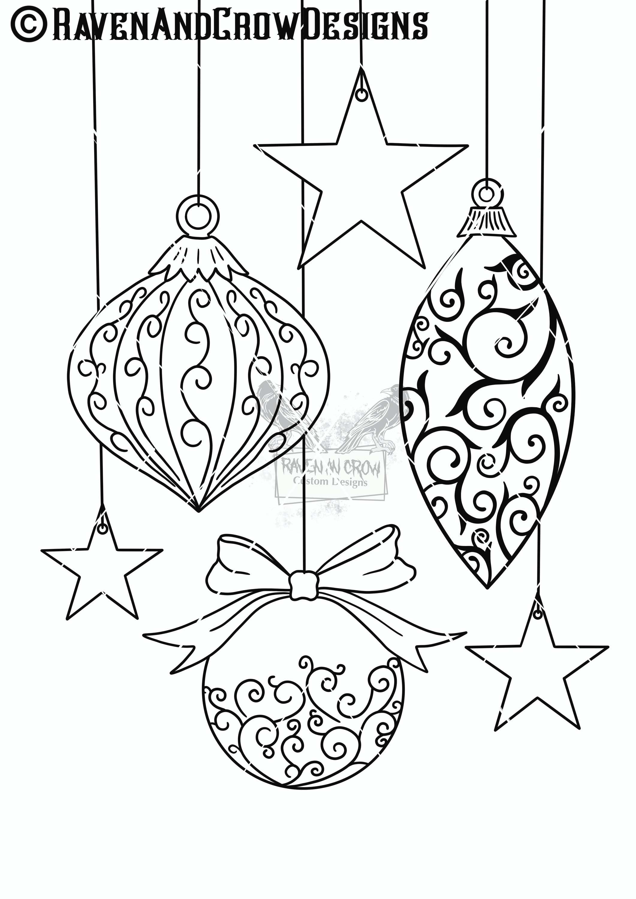 Decorative Hanging Christmas Baubles Christmas Ball PNG SVG Jpg