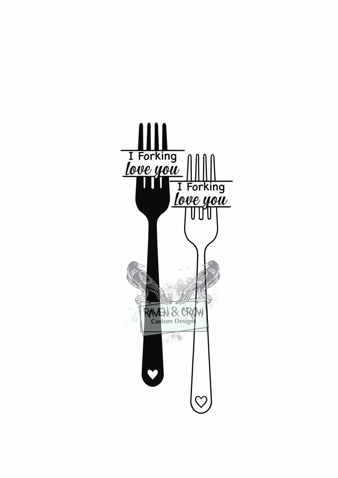 I Forking Love You Fork Svg-instant Download-png-jpg SVG Files Included ...