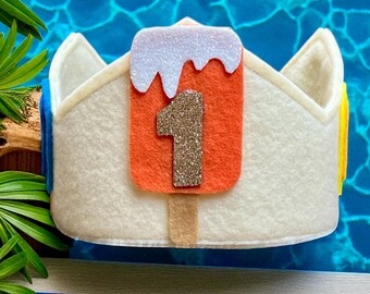 Popsicle 1st Birthday Crown