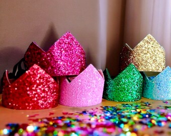 Glitter Princess Crown: Customizable Felt Dress Up Tiara