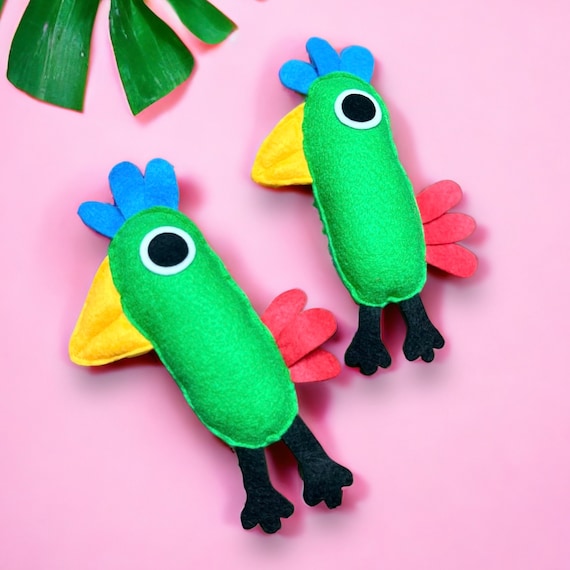 Quirky Bird Stuffed Animal Funky Parrot Plush Bird Kitschy Kids Toy Green Parrot Tropical Bird Stuffed Animal Felt Parrot Etsy Canada