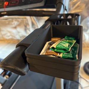 Schale für NordicTrack X22i, X32i, X15i Laufband, - einfache Montage, hält Handy, GU, Energy Gel, TV-Fernbedienung uvm