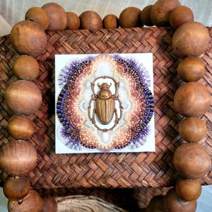 Small beaded canvas art
