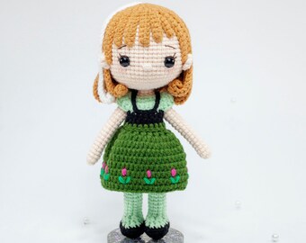 Crochet princess doll, princess doll, amigurumi princess doll, princess crochet doll, handmade princess doll, crochet doll for sale