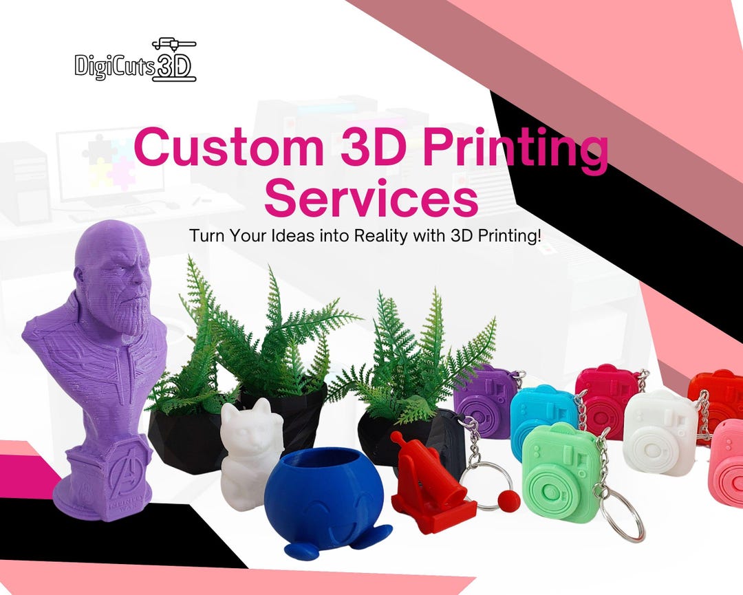 3D Printing Services Custom Print or Your Files in PLA - Etsy
