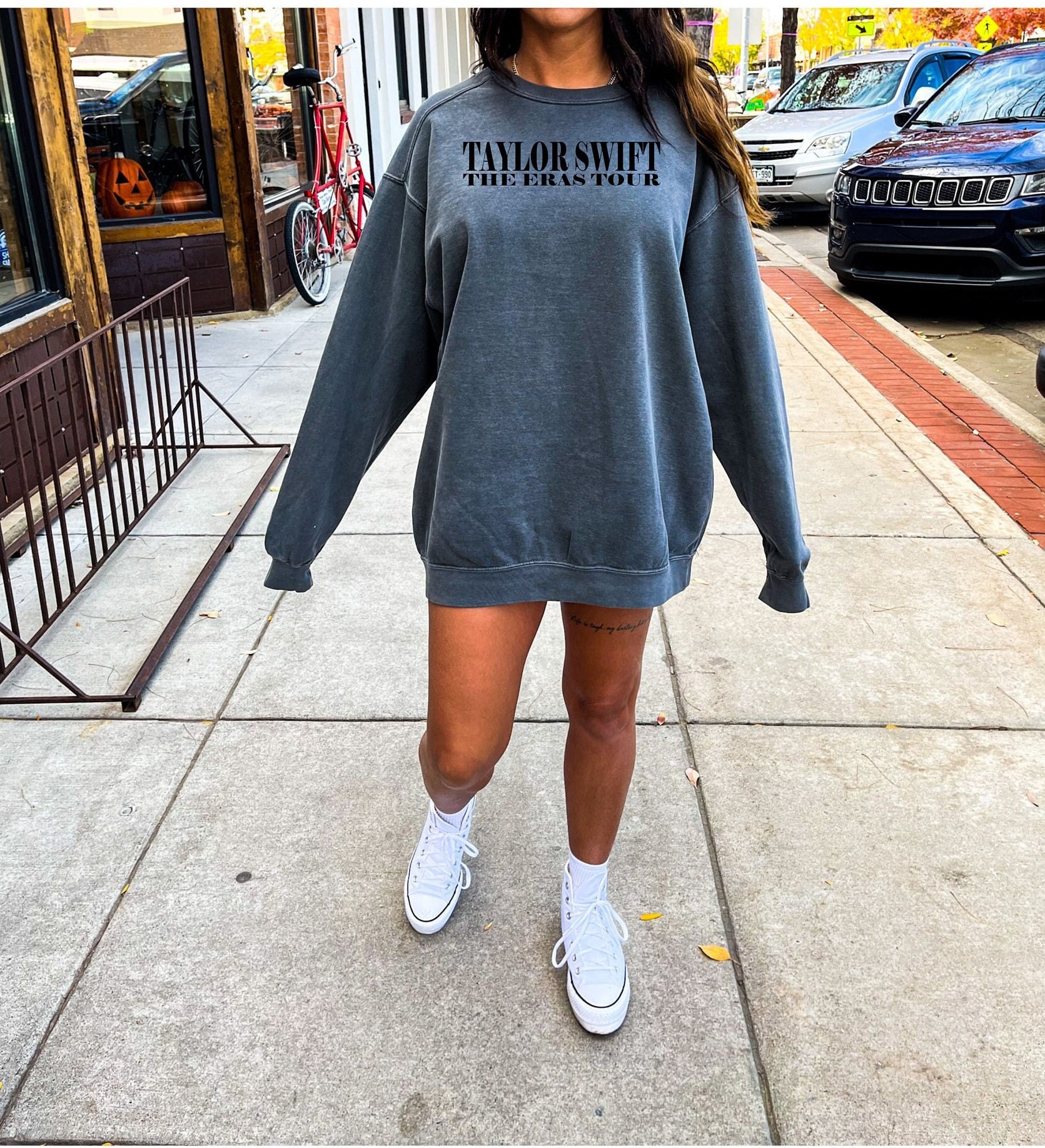 新品 Taylor Swift The Eras Tour ブルーフーディー Taylor Swift The Eras II Tour Washed Blue Hoodie