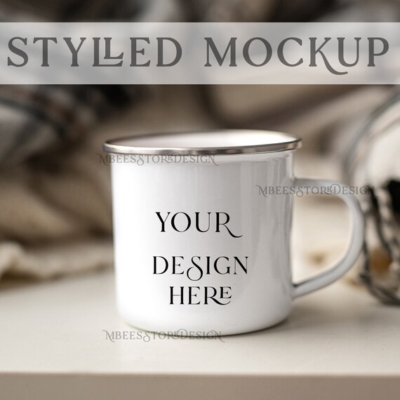 Blank Mugs Mockup Cozy Blank Mugs White Coffee Mugs Mockup 