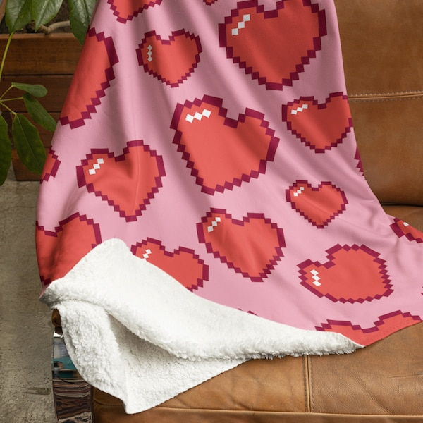 Heartbeat Petals ECM Orange Hooded Blanket main image 1