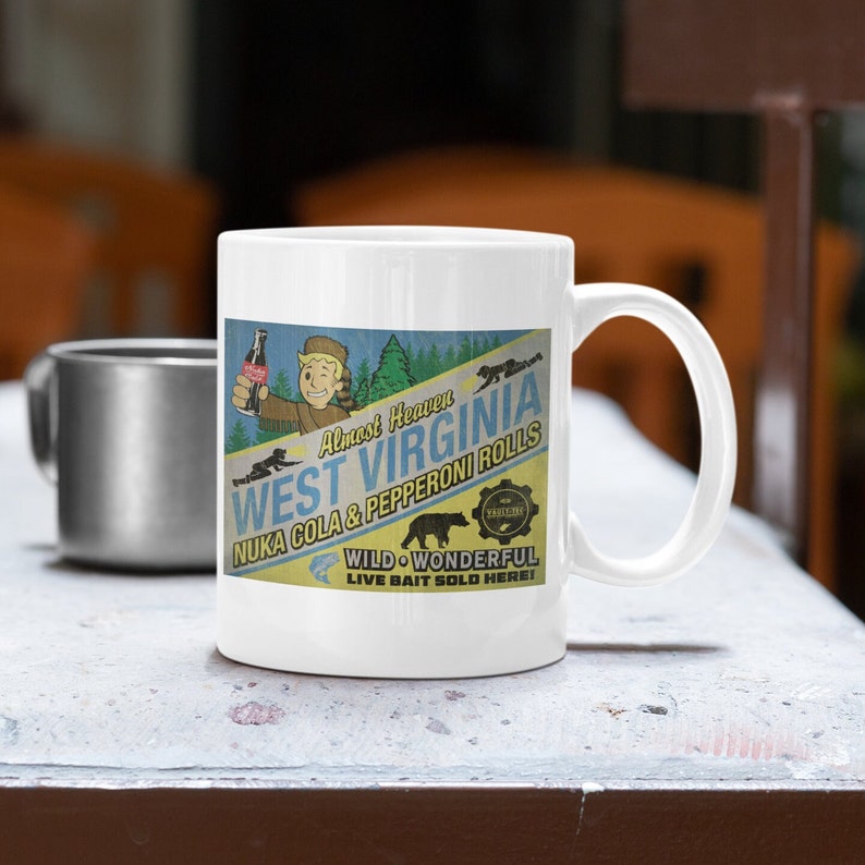 Nuka Cola & Pepperoni Rolls Mug, Fallout, Fallout 76, Gamer Gift, Gift