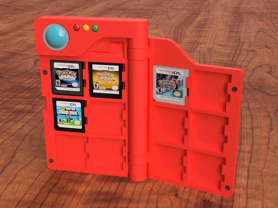 Pokedex Nintendo DS 2DS 3DS Game Cartridge Case Pokemon 3D Printed Gift Etsy Italia