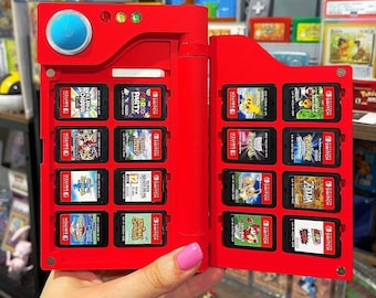 Pokedex Nintendo Switch / Switch 2 Game Cartridge Case Storage Display - Pokémon gift