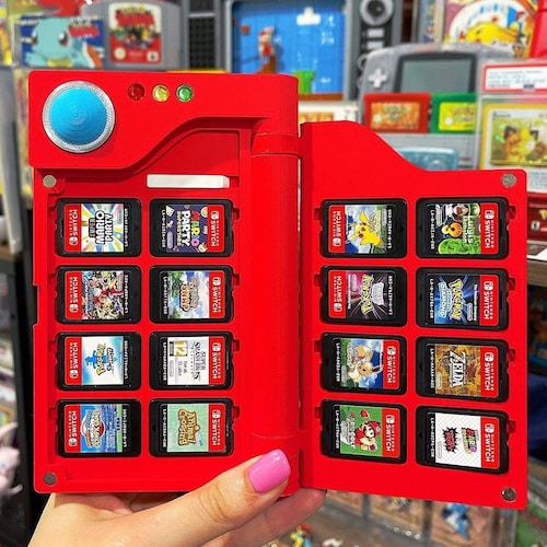 ポケモン GBA + スイッチ マルチゲームカートリッジケース 収納