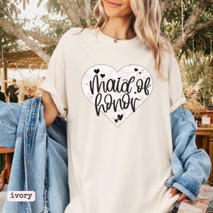 Maid of Honor Comfort Colors T-Shirt,Bachelorette Party tee,Bridal Party gifts Wedding Party shirts,Engagement Party,Gifts for Maid of Honor