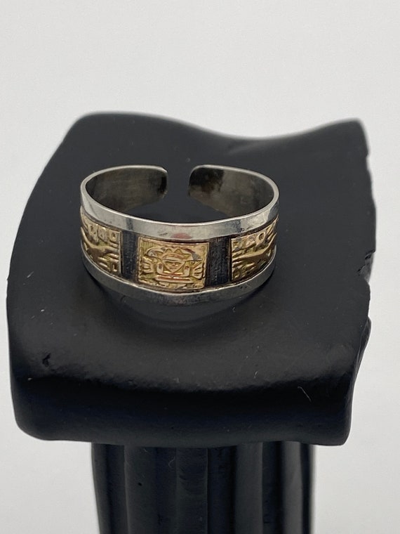 Antique ring 18k/sterling .925