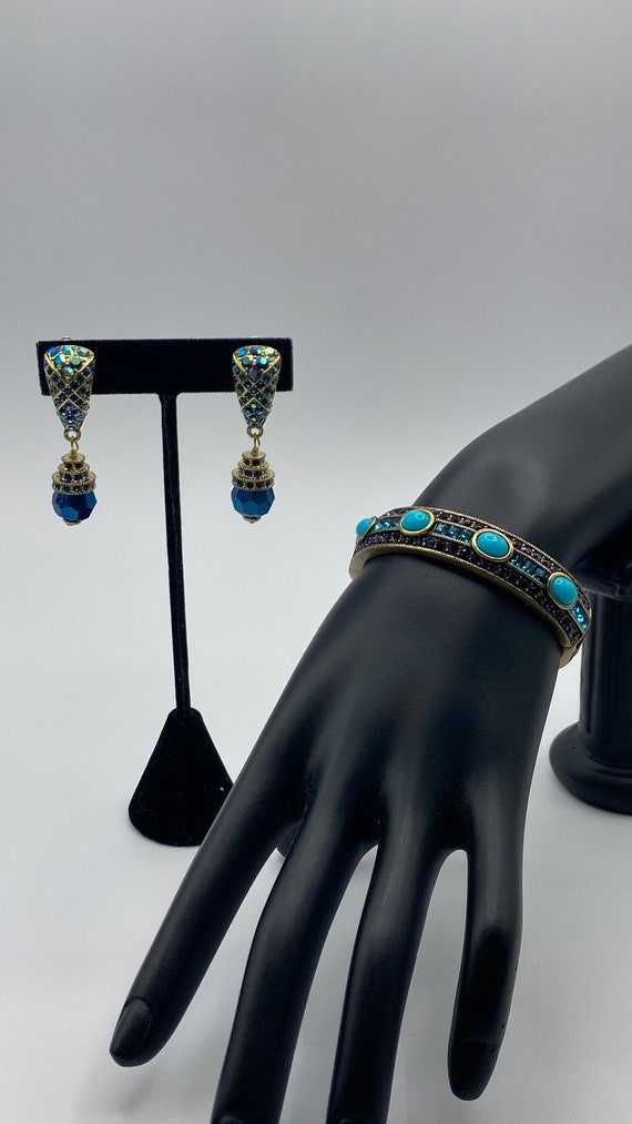 Vintage Heidi Daus set bracelet and earring. - image 8