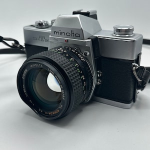 Vintage Minolta Srt 201 Film Camera & Md Rokkor-x 50mm #506