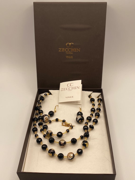 Vintage Unique CC Zecchin Venice Vogue Myra O Glass Jewelry