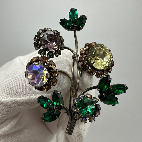 Antique 1920’s Large And Flashy "flutter" Brooch … - image 7