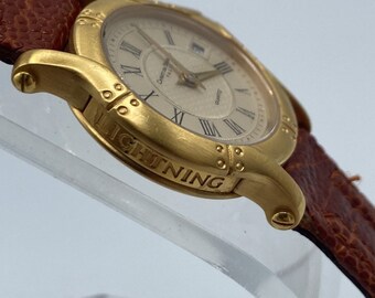 Christian Bernard ゴールド 腕時計 金無垢風 18KGE 稼動 Christian Bernard ゴールド 腕時計 金無垢風 18KGE 稼動