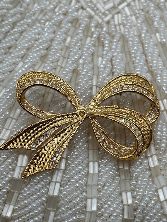 Vintage amazing bow brooch set of 3 #032 - image 3