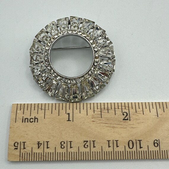 Vintage Rare Tapered Marquise Rhinestone Art Deco… - image 2