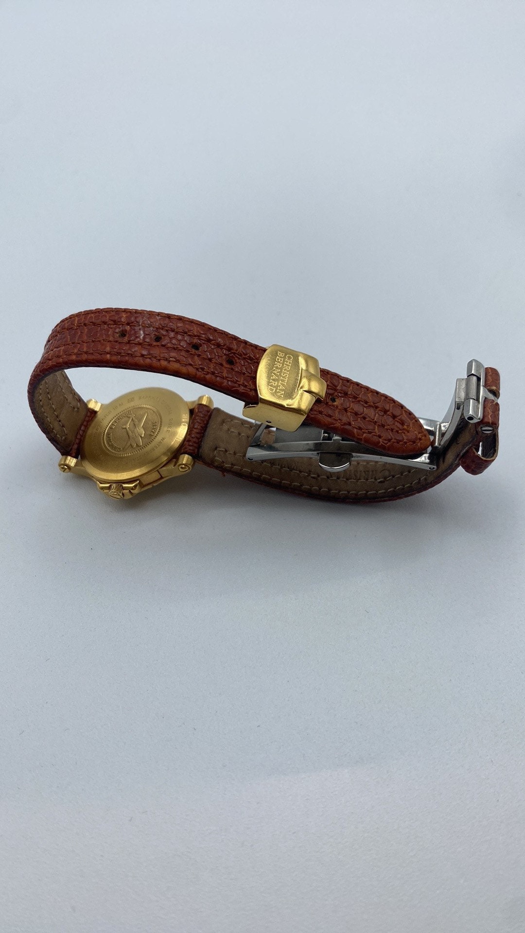 Christian Bernard ゴールド 腕時計 金無垢風 18KGE 稼動 Christian Bernard ゴールド 腕時計 金無垢風 18KGE 稼動 Yahoo