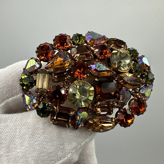 Vintage amazing Weiss Multicolor brooch #208