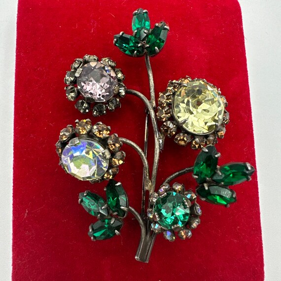 Antique 1920’s Large And Flashy "flutter" Brooch … - image 1