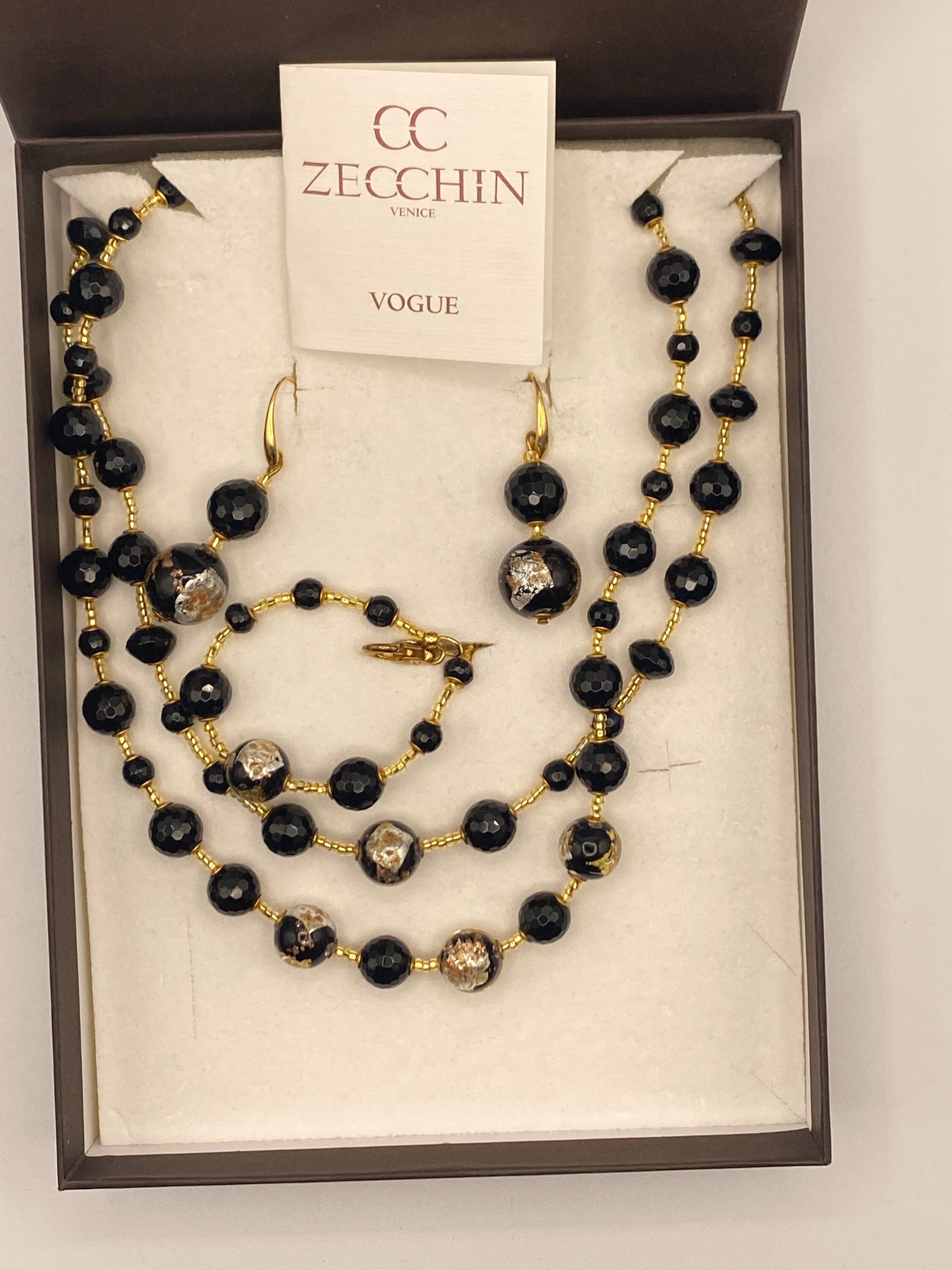 Vintage Unique CC Zecchin Venice Vogue Myra O Glass Jewelry